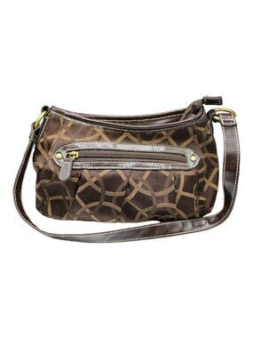 Merona Signature Brown Tan Shoulder Bag Handbag Purse